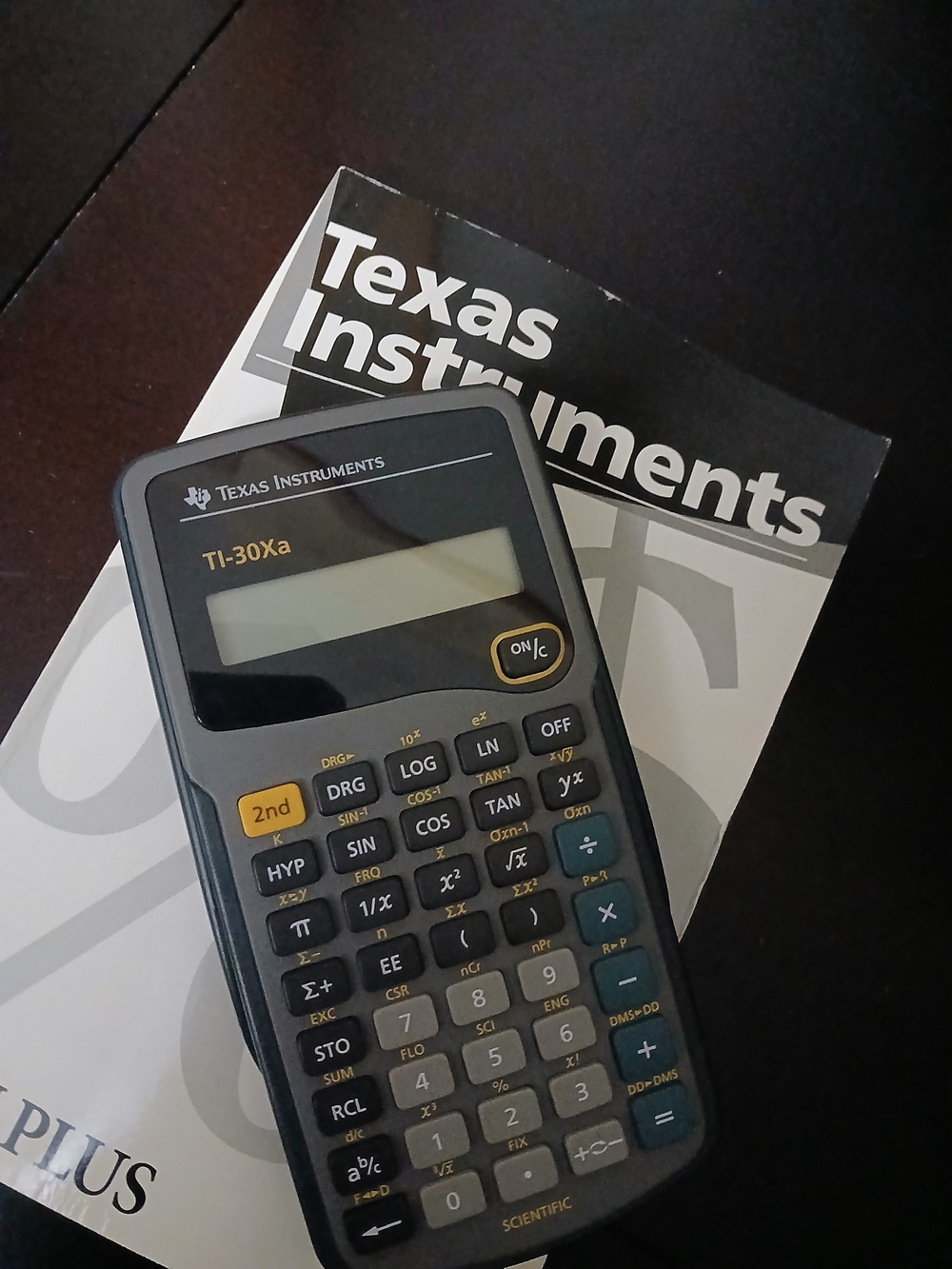 Texas Instruments TI-30Xa Black and Yellow Scientific Calculator